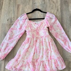 Altar'd State Pink Floral Dress